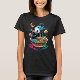 Camiseta Ram de Sopa Ramen Bowl Engraçado Raccoon