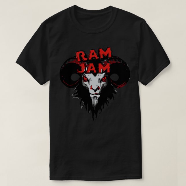 Camiseta Ram Jam 70s Vintage Music Fan Art (Frente do Design)