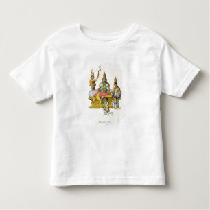 Camiseta Rama, gravado por du Bouisi (litho da cor)