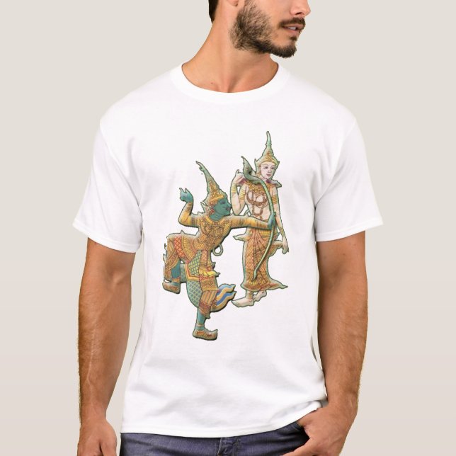 CAMISETA RAMA SITA - DEUSA BUDISTA HINDU DE RAMAYANA (Frente)