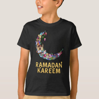 Camiseta Ramadã Kareem Mubarak em lua