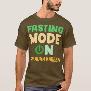 Camiseta Ramadan Fasting Fashion Sobre Felizes Muçulmanos R