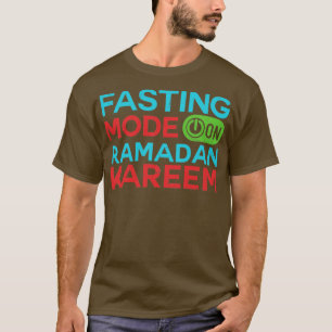 Camiseta Ramadan Fasting Fashion Sobre Felizes Muçulmanos R