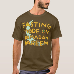 Camiseta Ramadan Fasting Fashion Sobre Felizes Muçulmanos R