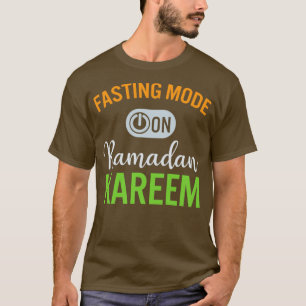 Camiseta Ramadan Fasting Fashion Sobre Felizes Muçulmanos R