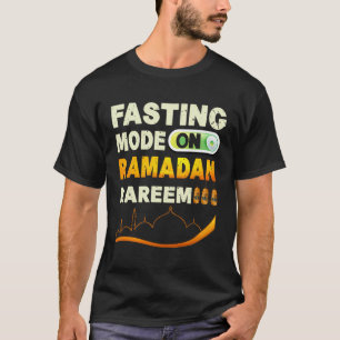 Camiseta Ramadan Fasting Fashion Sobre Felizes Muçulmanos R