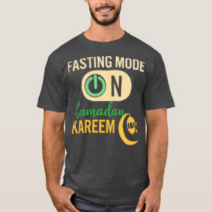 Camiseta Ramadan Fasting Fashion Sobre Felizes Muçulmanos R