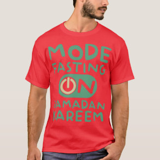 Camiseta Ramadan Fasting Fashion Sobre Felizes Muçulmanos R