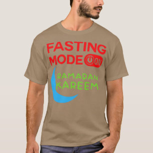 Camiseta Ramadan Fasting Fashion Sobre Felizes Muçulmanos R