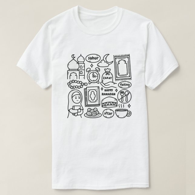 Camiseta Ramadan Kareem (Frente do Design)