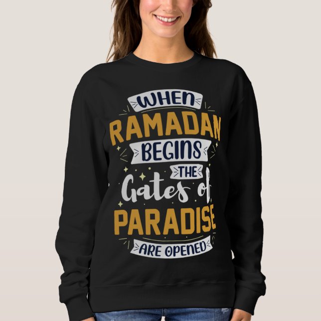 Camiseta Ramadan Kareem Fasting  For Muslim Islamic  Idea (Frente)