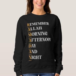 Camiseta Ramadan Kareem festejando rapidamente homens muçul