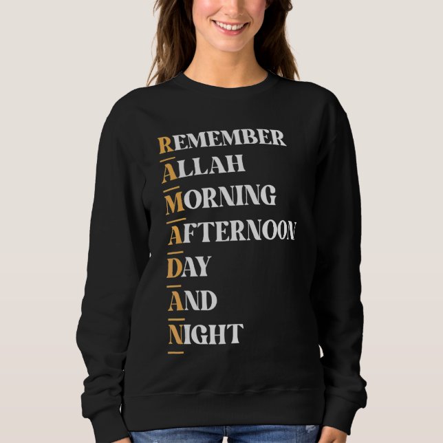 Camiseta Ramadan Kareem festejando rapidamente homens muçul (Frente)