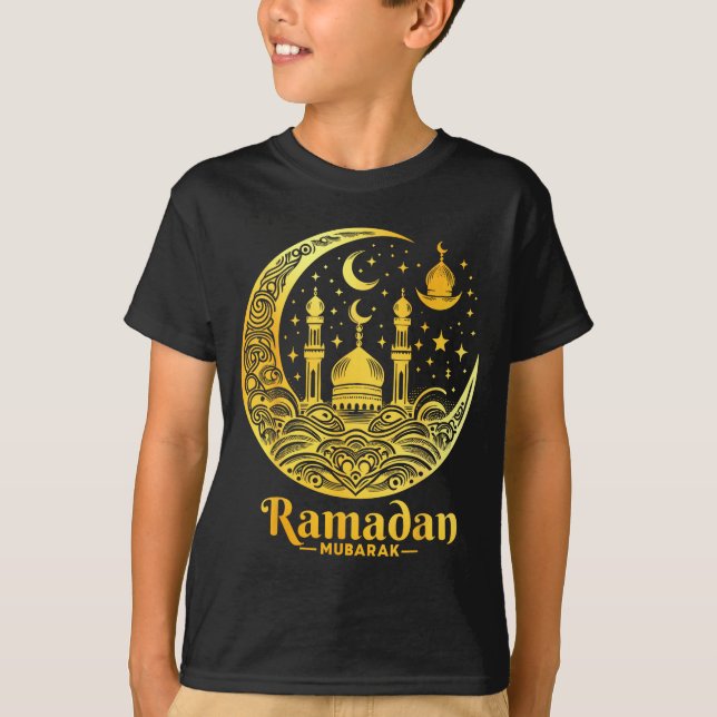Camiseta Ramadan Kareem Happy Fasting Ramadan Mubarak Islam (Frente)