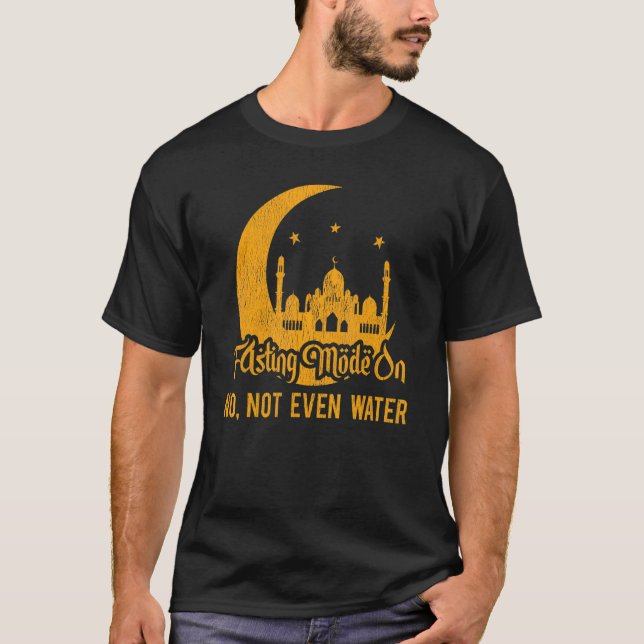 Camiseta Ramadan Kareem Modo De Festimento Islâmico Nem Seq (Frente)