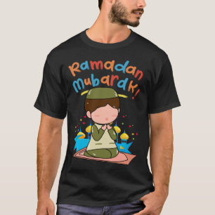 Camiseta Ramadan Kids Ramadan Kareem Mubarak Salat