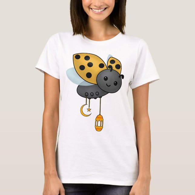 Camiseta Ramadan Ladybug Lanternas (Frente)