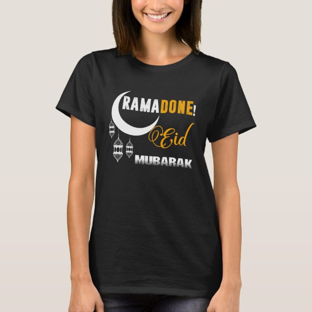 Camiseta Ramadan Ramadone EID Mubarak Ramadan Muslim Arabic (Frente)