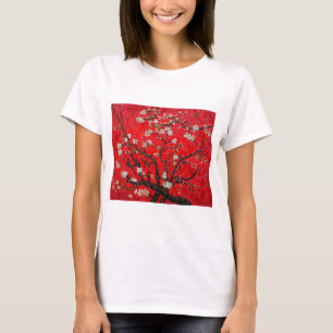 Camiseta Ramais da Árvore de Amêndoa em Blossom, Van Gogh