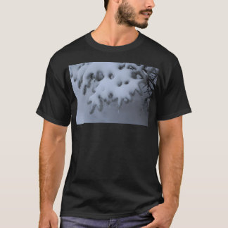 Camiseta Ramais De Árvore Do Colorado Blue Spruce Neve Cobe