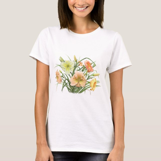Camiseta Ramalhete de Hemerocallis (Frente)