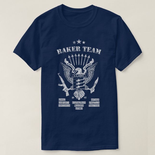 Camiseta Rambo Baker Team 1 (Frente do Design)