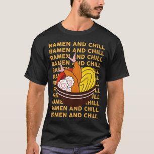 Camiseta Ramen and Chill Comida