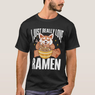 Camiseta Ramen Anime Sopa De Noodle Japonesa Eu Realmente L