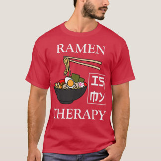 Camiseta Ramen As Therapy Japonês Noodle Bowl 1334