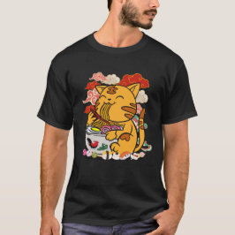 Camiseta Ramen Cat Bliss