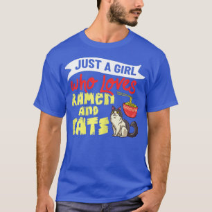 Camiseta Ramen Cat Bowl Chicken Soup Japonês1177