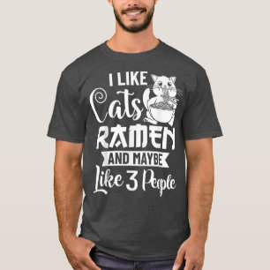 Camiseta Ramen Cat Bowl Chicken Soup Japonês1179