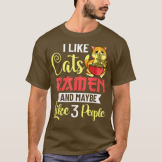 Camiseta Ramen Cat Bowl Chicken Soup Japonês1181