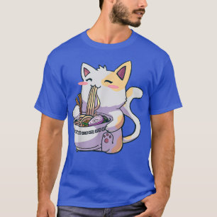Camiseta Ramen Cat Comida japonesa Kawaii Anime Gift for Gi