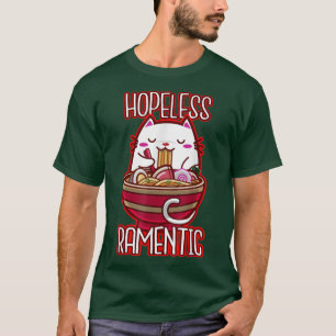 Camiseta Ramen Cat Kawaii Anime Japonês