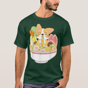 Camiseta Ramen Cat Kawaii Anime Tee Japonês Neko Anime Ota