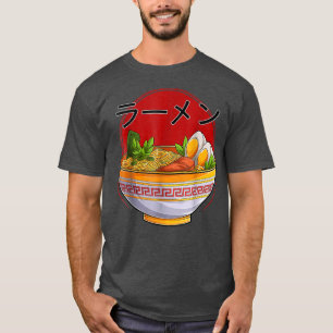 Camiseta Ramen Cats Neko Kawaii Anime Noodles Japoneses Pre