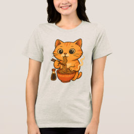 Camiseta Ramen De Gato De Gato Cinto