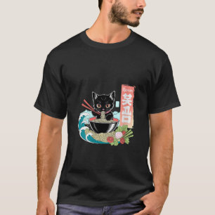 Camiseta Ramen de mulher anime japonês manga Ramen Kaw