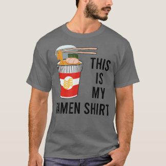 Camiseta Ramen Design Comida Japonês Art Ramen Noodles