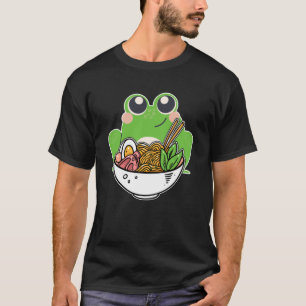 Camiseta Ramen e Bons Noodles Japoneses Sapos viciados