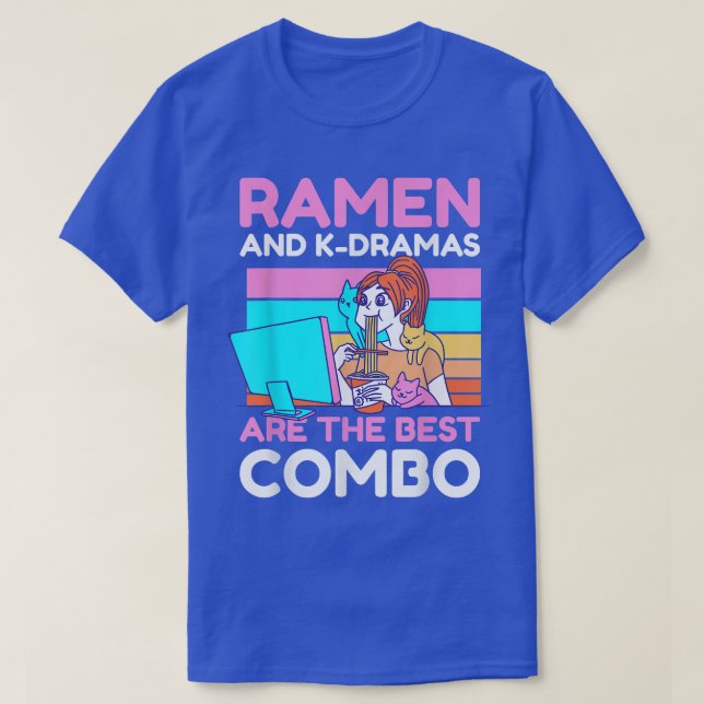 Camiseta Ramen e KDramas são os melhores do grupo (Frente do Design)