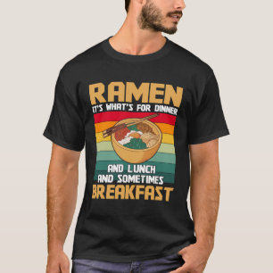 Camiseta Ramen É O Que Há Para Jantar O Japão.