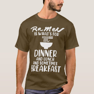Camiseta Ramen É Para O Janto Anime Kawaii Ramen Noodles Lo