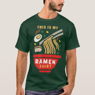 Camiseta Ramen Funny Dizendo Comida Japonesa Com Ventilador