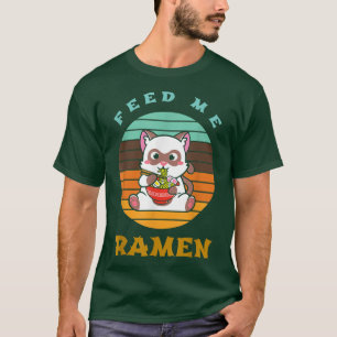 Camiseta Ramen Gatinho Kawaii Anime 1386