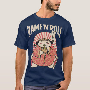 Camiseta Ramen Japan Kawaii Noodle Bowl Pun Cat956