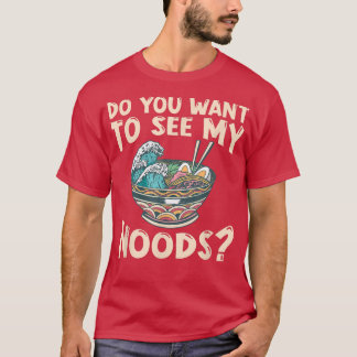 Camiseta Ramen Japan Kawaii Noodle Bowl Pun Kanagawa Wave 1