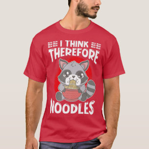 Camiseta Ramen Japan Kawaii Noodle Bowl Pun Racoon Premium