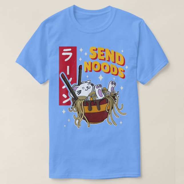 Camiseta Ramen Japan Noodles Noodle Japonês Cuisine 1305 (Frente do Design)